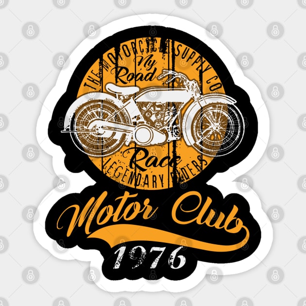 THE MOTORCYCLE SUPPLY co - MOTOR CLUB by ANIMOX Sticker by Animox